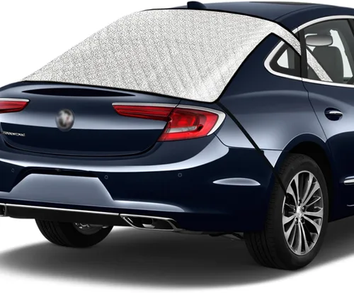 Vista 7 de IC ICLOVER Cubierta Trasera para Parabrisas de SUV, Protección de 4 Capas, Cubreventanas Traseros para Nieve, Protector para Reducir el Raspado