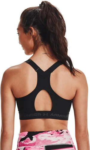 Vista 3 de Under Armour Sujetador con cremallera cruzada alta para mujer