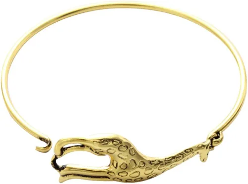 Vista 2 de SENFAI Pulsera linda preciosa femenina del brazalete de la jirafa de la joyería en 4