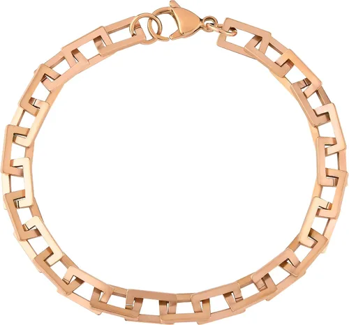 Vista 5 de LONDON FOG Pulsera unisex de oro cuadrado de 8 pulgadas (LF10021)
