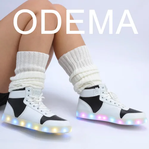 Vista 2 de Odema V3 - Zapatos deportivos con luz de carga USB, zapatillas de deporte LED para bailar