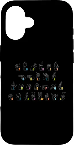 Vista 32 de Sign Language Alphabet Design Case for iPhone 17