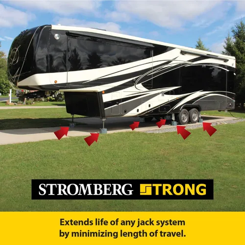 Vista 4 de Stromberg Carlson Base Pad Extreme – Bloque de 7 pulgadas, capacidad máxima de 6000 libras – Accesorios de caravana para remolques de viaje