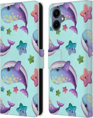 Vista 79 de Head Case Designs Officially Licensed Carla Morrow Colorful Space Dice Patterns Leather Wallet Case Compatible with Samsung Galaxy A07 4G