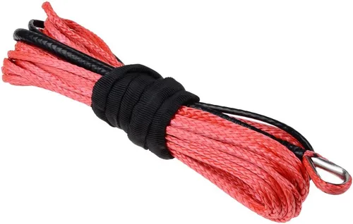Vista 15 de Cable de cuerda sintética del torno con gancho para ATV UTV SUV KFI, recupero, repuesto, Azul