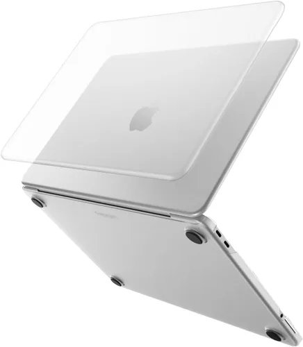 Vista 12 de Spigen Funda rígida transparente para MacBook Air de 15 pulgadas M5 (2026), MacBook Air de 15 pulgadas M4/M3/M2 (2025-2022), ajuste delgado, funda