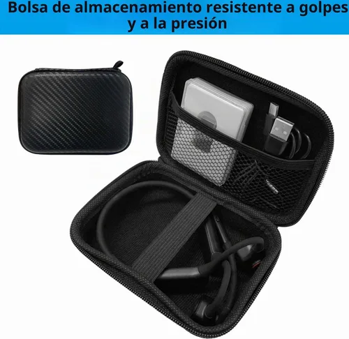 Vista 7 de ZIOCOM Auriculares abiertos con micrófono, AptX-LL, compatible con llamadas