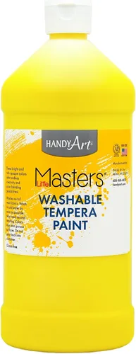 Vista 58 de Handy Art Little Masters - Pintura lavable, 16 onzas, color negro Bright & Mixable, High Opacity, Washable Colors for Classroom, Students, Kids