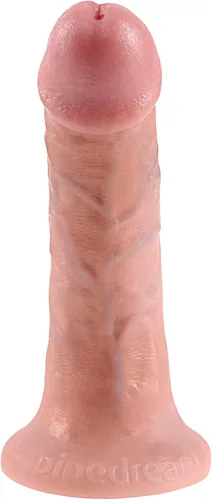 Vista 3 de Pipedream Productos Dildo King Coock, Flesh, 3000012502, 6 pulgadas, Piel, 1, 1