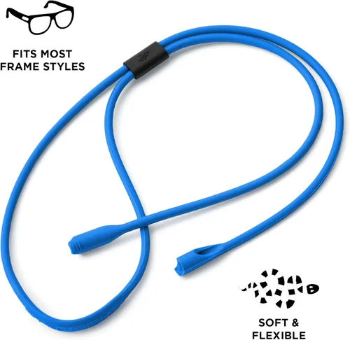 Vista 2 de Pilotfish Correa de silicona para lentes de sol de alta calidad, retenedor de lentes ajustable con diseño único de paso - Ajuste universal