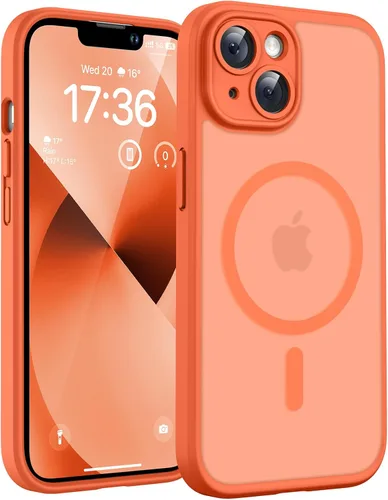 Vista 200 de TOCOL Funda para iPhone 11, compatible con Magsafe, protección completa de cámara, imanes integrados, protección contra caídas, funda translúcida