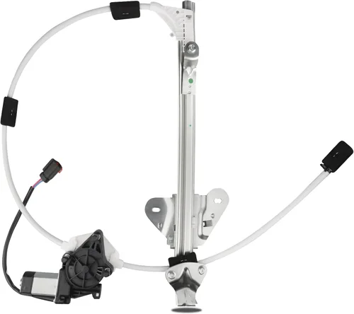 Vista 10 de Elevalunas eléctrico delantero del lado del conductor con motor para Jeep Cherokee XJ Sport Utility 1997, 1998, 1999, 2000, 2001, 4 puertas, solo
