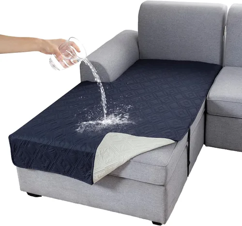 Vista 31 de Genina Juego de 2 Fundas de Reposabrazos para Sofá 100% Impermeables, Fundas para Reposabrazos de Sofá, Sillón, Protectores Antideslizantes