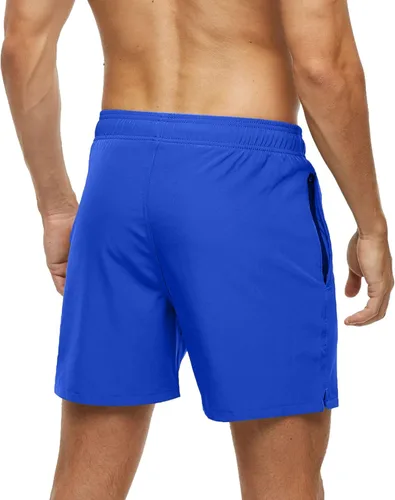 Vista 4 de Traje de baño para hombre, para gimnasio, atletismo, entrenamiento, correr, deportes, golf, descanso, ropa casual de verano y playa