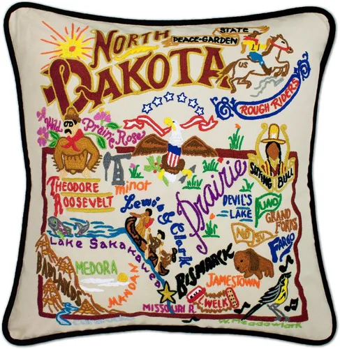 Vista 65 de Catstudio Portland (Oregon) - Almohada decorativa bordada