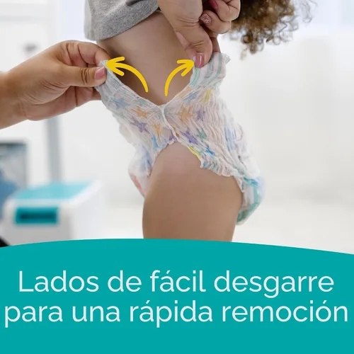 Vista 9 de Easy Ups - Pantalones de entrenamiento para niñas y niños, talla 4 (2T3T), 25 unidades, ropa interior de entrenamiento absorbente Bluey, hasta un