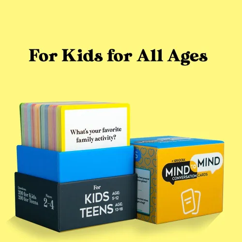 Vista 4 de 400 tarjetas de conversación para niños y adolescentes: preguntas para niños, conversación familiar, iniciadores de conversación para familias