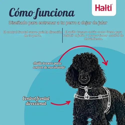 Vista 2 de Arnés para perro Halti Front Control Talla S