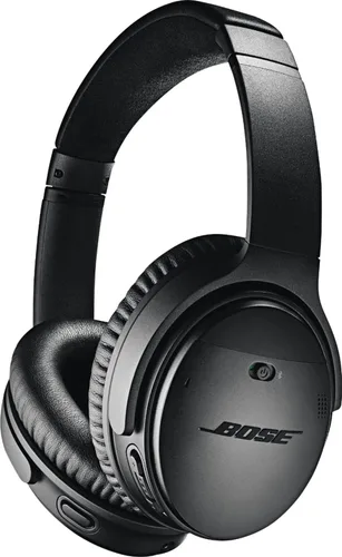 Vista 4 de Bose QuietComfort 35 (Serie II) - Auriculares inalámbricos con cancelación de ruido, con control de voz Alexa – Triple Midnight (renovado)