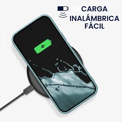 Vista 5 de kwmobile Funda compatible con Google Pixel 9 - Funda protectora delgada de TPU para teléfono - Acabado mate suave - Piedra antigua