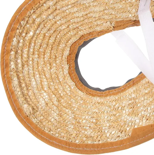 Vista 7 de Yardwe Sombrero de visera de ala completa, cubierta de sombrero de construcción, visera dura, repuesto para el sol para los trabajadores, accesorios