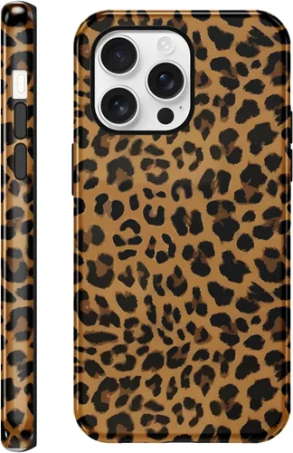 Vista 22 de Funda de teléfono con estampado de guepardo para iPhone 7/8/SE 2020/2022 de 4.7 pulgadas, funda de lujo con diseño de leopardo marrón coqueta a