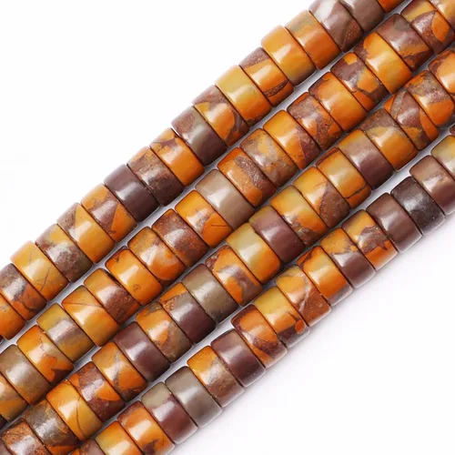 Vista 11 de Cuentas Heishi de piedra natural para hacer collares, cuentas pequeñas de piedra redonda plana de 0.116 pulgadas x 0.039 pulgadas para hacer joyas