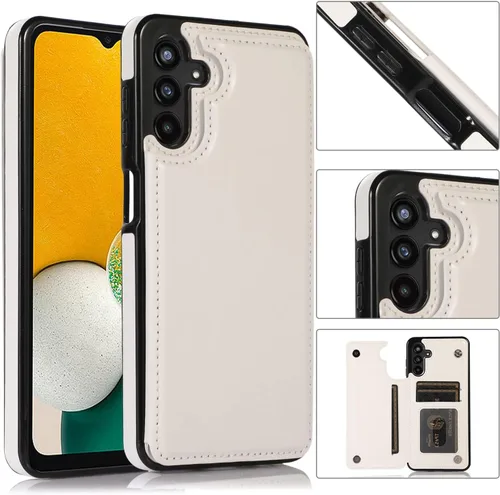 Vista 10 de UEEBAI Funda para Samsung Galaxy A53 5G, funda de cuero PU de lujo con [dos cierres magnéticos] [ranuras para tarjetas] Función de atril Durable A