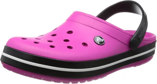 Vista 47 de Crocs Crocband - Zuecos para hombre y mujer Negro
