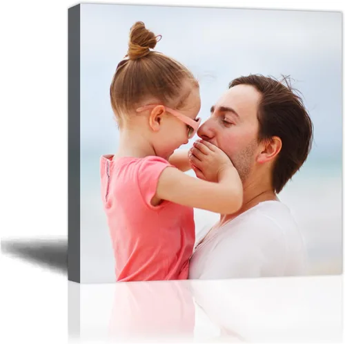 Vista 15 de LZIMU Impresiones de lienzo personalizadas con tus fotos, imágenes personalizadas de 4 x 6 pulgadas a lienzo para pared, personaliza tus fotos, arte