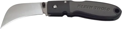 Vista 7 de Klein Tools 44006 Cuchillo con bloqueo, hoja Hawkbill de 2-5/8 pulgadas, mango de aluminio