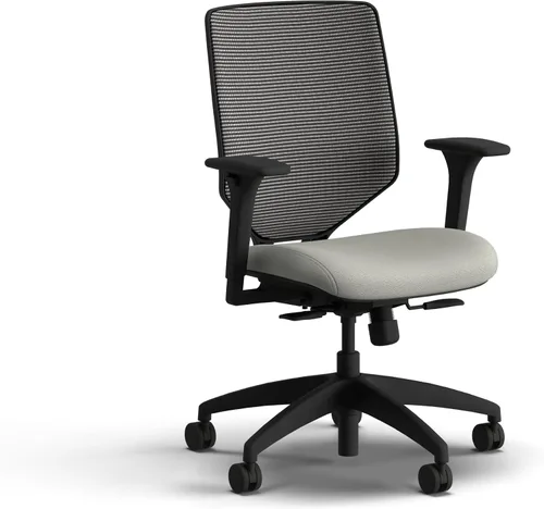 Vista 26 de HON Solve - Silla de oficina ergonómica, soporte de malla con respaldo de malla, soporte lumbar ajustable, brazos ajustables en altura, marco