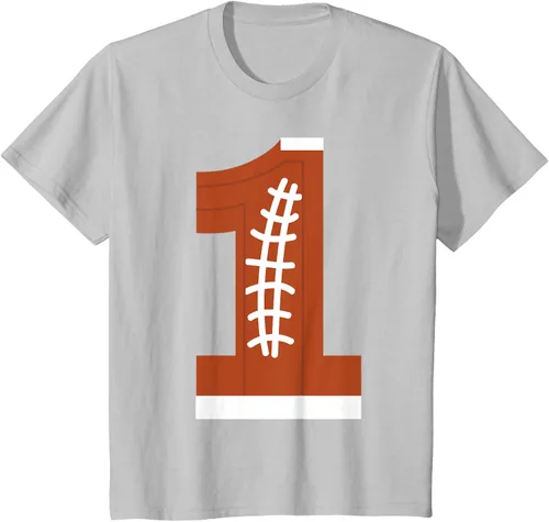 Vista 25 de 1st Birthday Football Ball Boys Camiseta de regalo de 1 año Negro