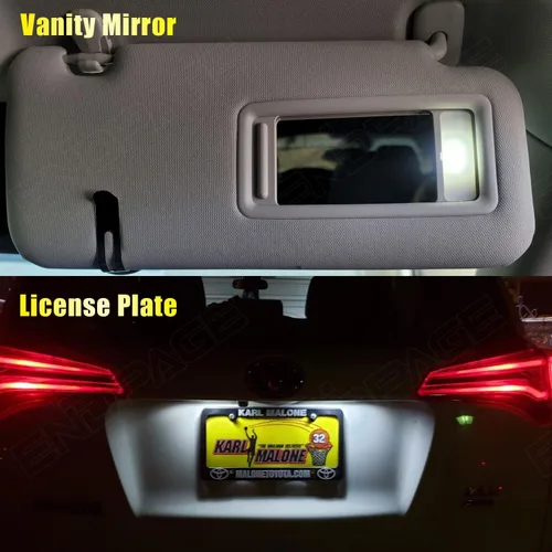 Vista 6 de Kit de 9 luces LED CX5 para interior Mazda CX-5 2013 2014 2015 2016 2017 2018 2019 2020 2021 blanco 6000K paquete de iluminación LED interior +