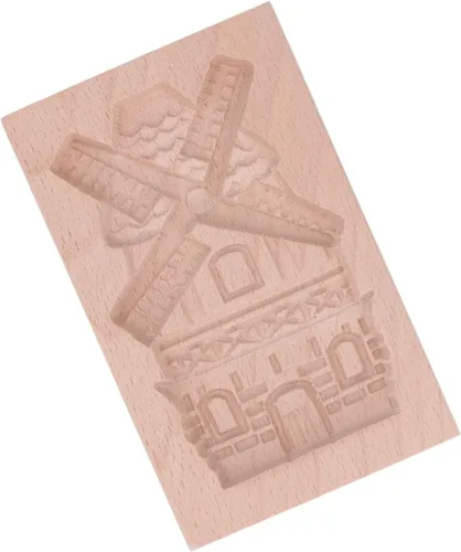 Vista 9 de Fdit Molde De Madera De Haya Para Galletas Galletas Crisp Lavable Biscuit Press Sello Para Cocina, Hornear (Molde De Madera De Haya)