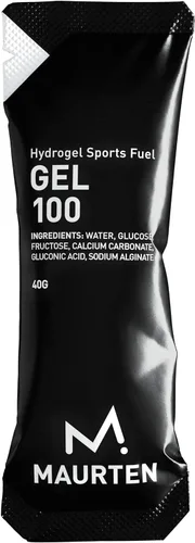 Vista 2 de Maurten Caja de mezcla de gel 100 – Paquete de 6 unidades de 1.41 oz – 0.88 onzas de carbohidratos por porción – 4 Gel100 y 2 Gel100 CAF100