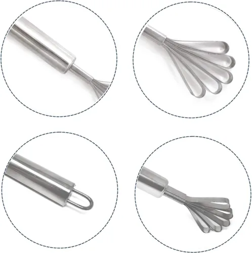 Vista 5 de Honbay Raspador de carne de coco de acero inoxidable, removedor de raspador de pescado para cocina