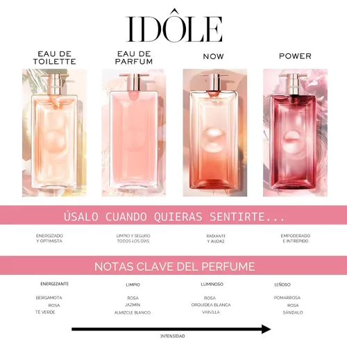 Vista 7 de Lancôme Idôle Eau de Parfum - Long Lasting Fresh & Floral Women's Perfume