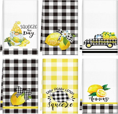 Vista 12 de Patelai 6 Pcs Toallas de Cocina del Día de San Patricio Toalla de Trébol Shamrock Toallas de Mano para Baño Toallas para Platos y Té Regalos