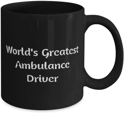 Vista 2 de Taza del conductor de ambulancia más grande del mundo de 11 oz 15 oz, taza para conductor de ambulancia, regalos de agradecimiento para conductor