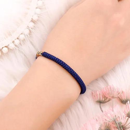 Vista 45 de Pulseras tibetanas hechas a mano con cuerda roja para él y ella, pulsera de la amistad, pulsera de la amistad, hilo negro y rojo para protección