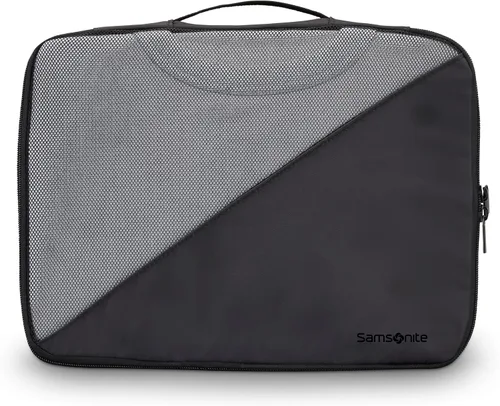Vista 6 de Samsonite Juego de cubos de compresión de 3 piezas, color negro