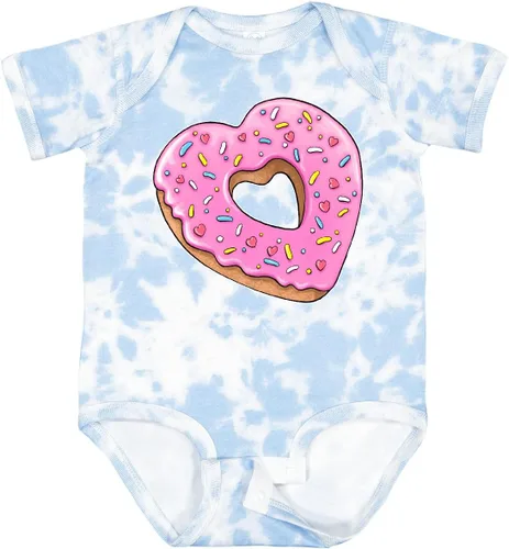 Vista 15 de inktastic Body de bebé con forma de corazón con glaseado rosa y chispas