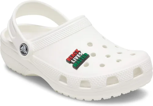 Vista 2 de Crocs Unisex-Adult Jibbitz Shoe Charms - Peace and Love Shoe Charm Singles, Cute Charms for Girls and Boys