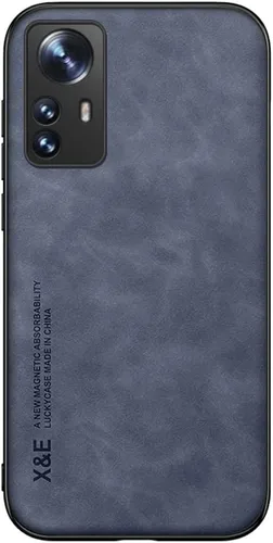 Vista 10 de Kepuch Funda Silklike para Xiaomi 12 Pro - Cubierta de parachoques Placa de metal incorporada para Xiaomi 12 Pro - Negro