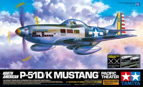 Vista 7 de Tamiya Modelos P-51D/K Mustang Modelo Kit