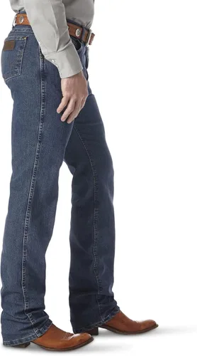 Vista 3 de Wrangler Men's Premium Performance Cowboy Cut Comfort Wicking Slim Fit Jean