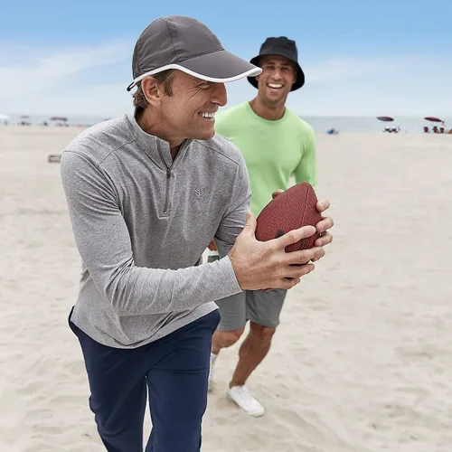 Vista 6 de Coolibar UPF 50+ Lenny - Gorra deportiva para hombre y mujer, protección solar
