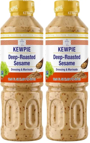 Vista 7 de Kewpie Adobo de aderezo de sésamo tostado profundo, estilo japonés, 16.9