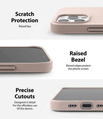 Vista 5 de Ringke Air-S Compatible with iPhone 12 Pro Case, Compatible with iPhone 12 Case 6.1" - Pink Sand